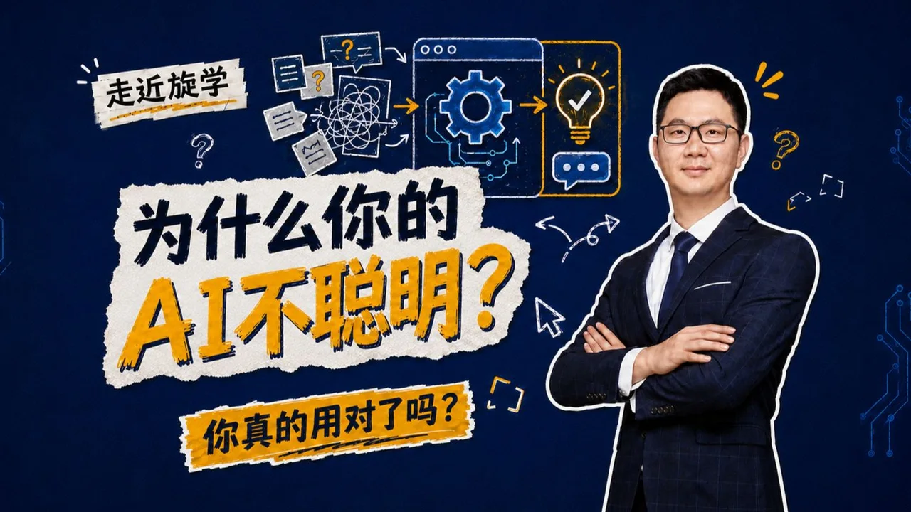 《你真的用对 AI 了吗？为什么你的 AI 不那么聪明？》封面